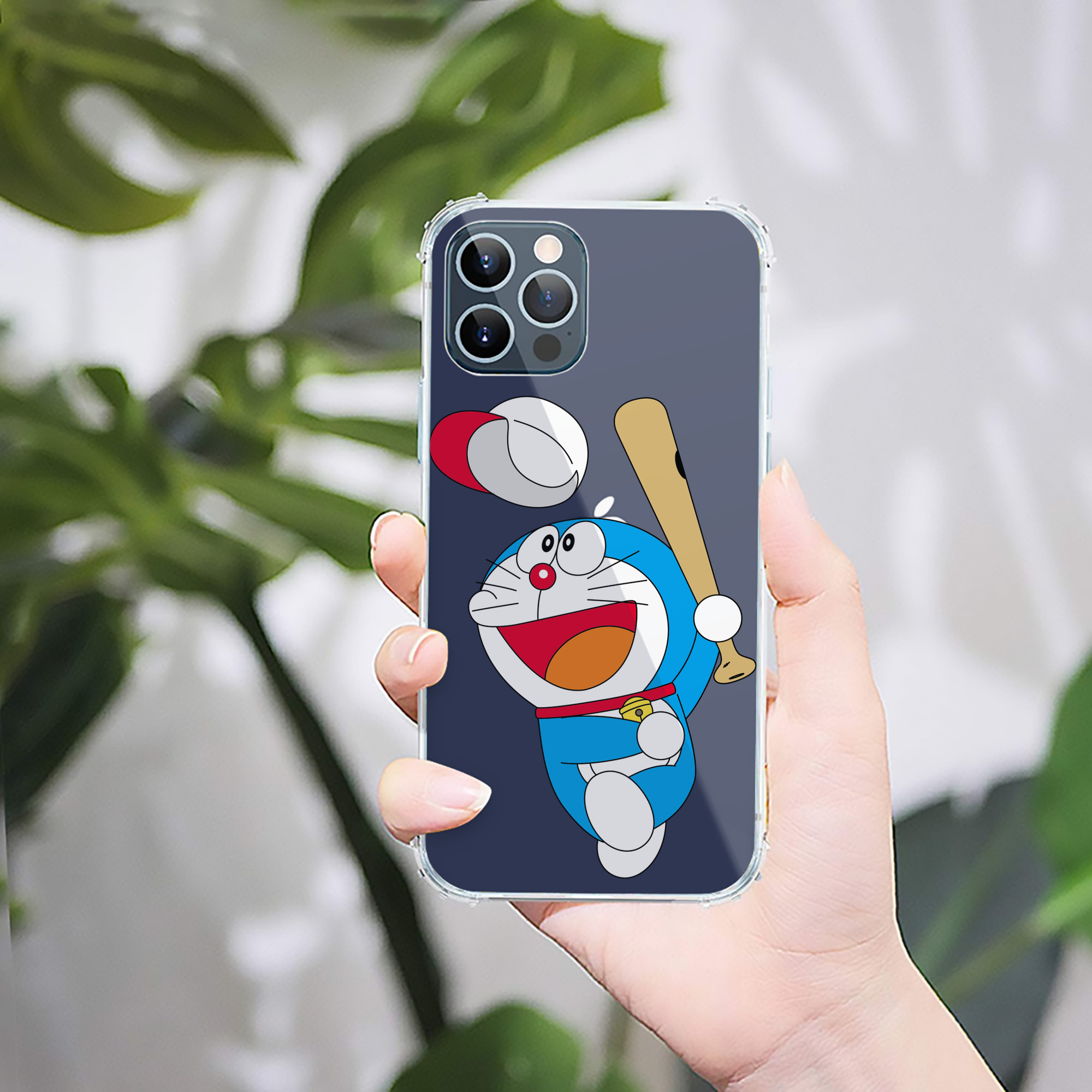 （画像用） ドラえもん Doraemon 【iPhone 12シリーズ対応】透明スマホケース（クリアソフトケース）
